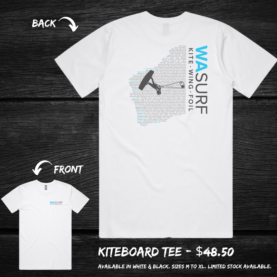 WA Surf Kite Wing Foil T shirt