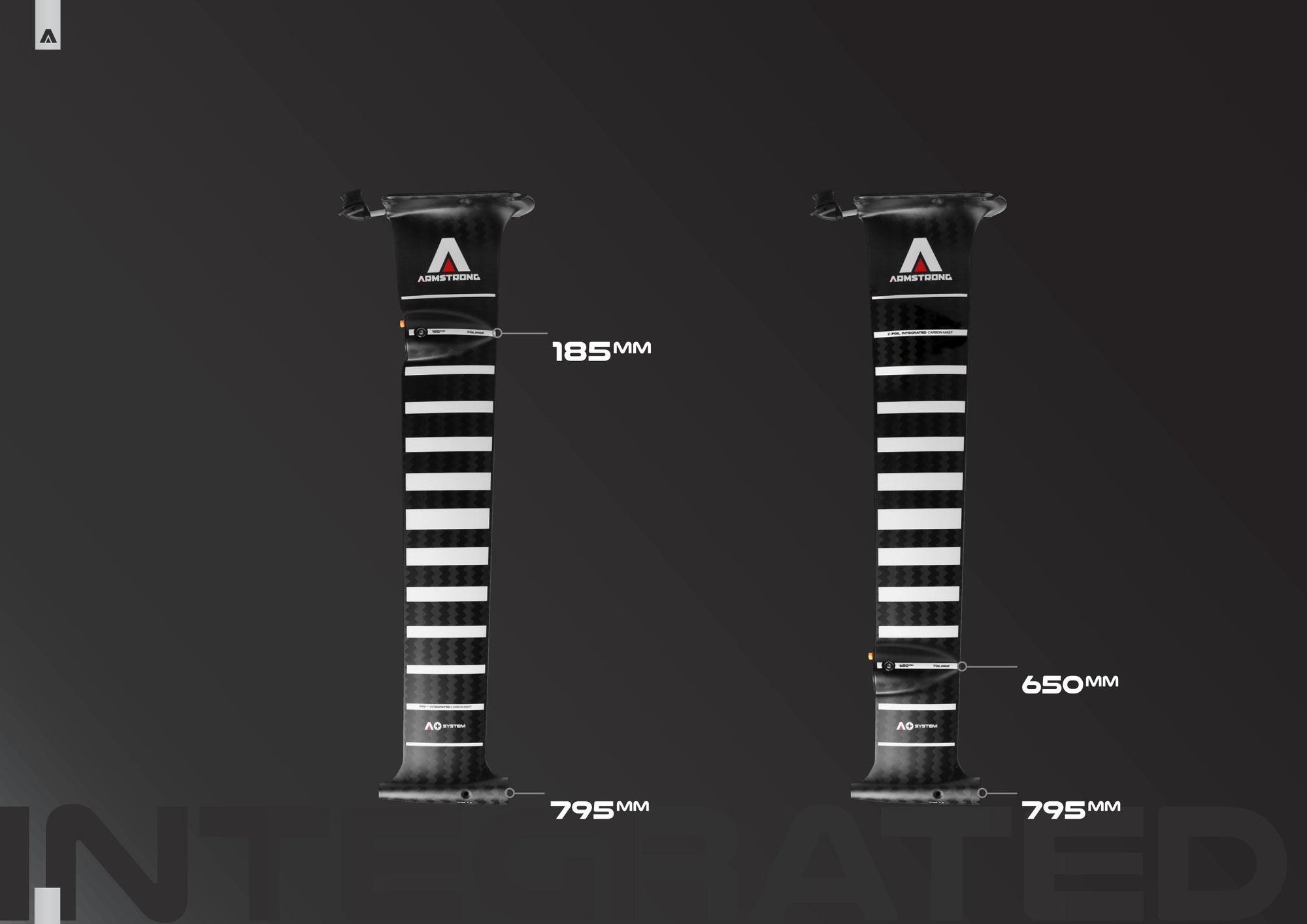 Armstrong x Foil Drive Integrated Carbon Mast