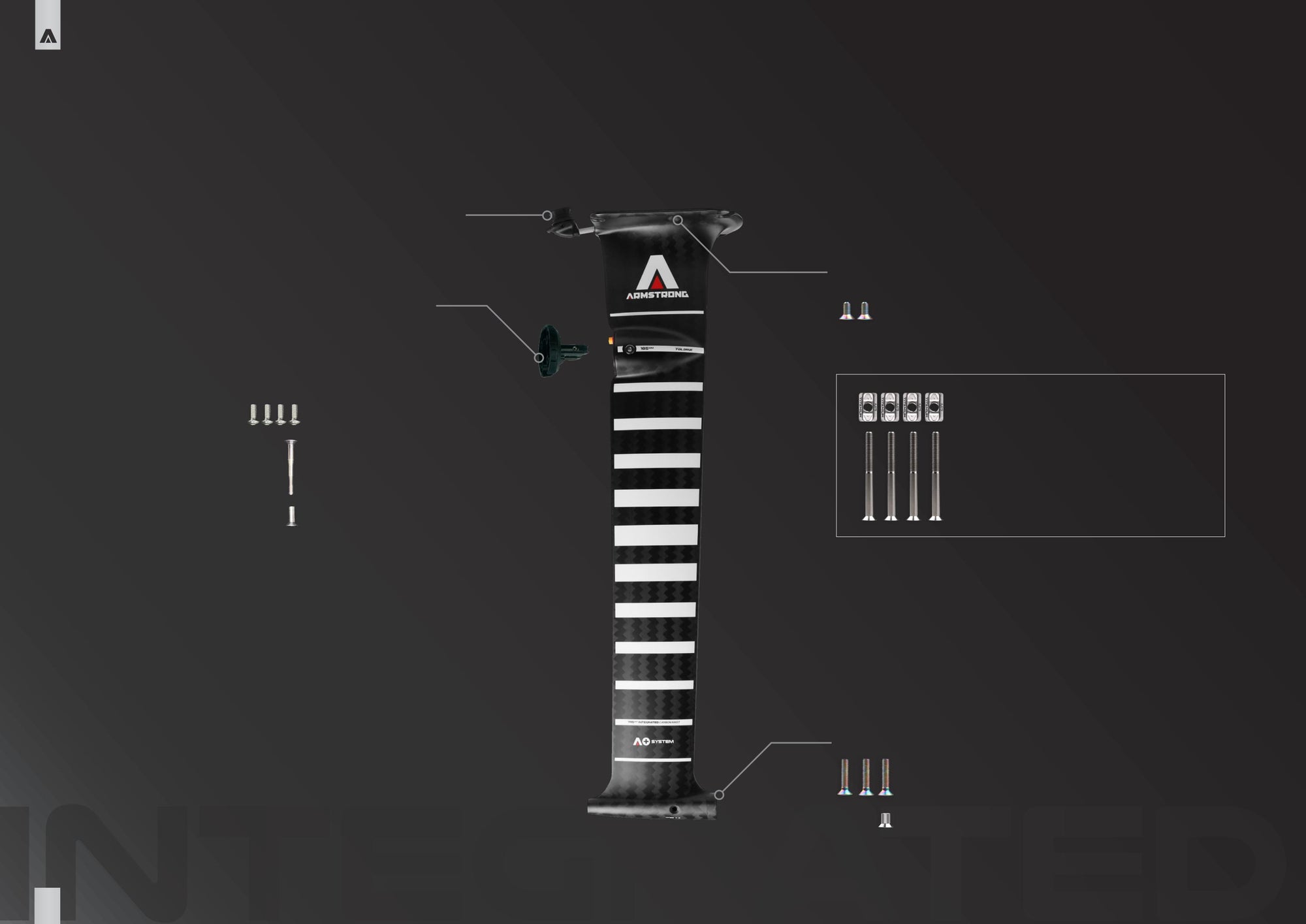 Armstrong x Foil Drive Integrated Carbon Mast